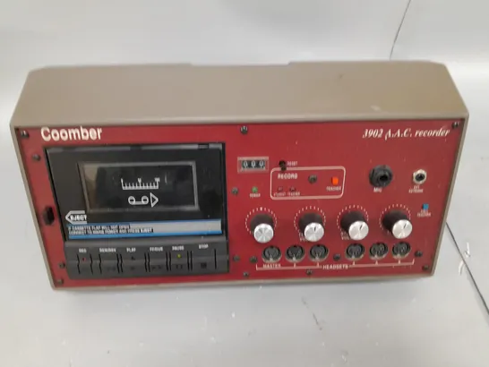 UNBOXED COOMBER 3902 A.A.C RECORDER