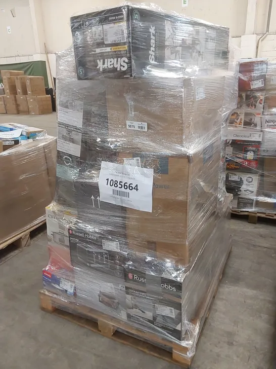 PALLET OF APPROXIMATELY 23 UNPROCESSED RAW RETURN HOUSEHOLD AND ELECTRICAL GOODS TO INCLUDE;