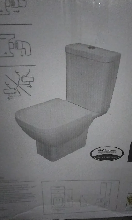 BOXED SANTORO CLOSE COUPLED TOILET 