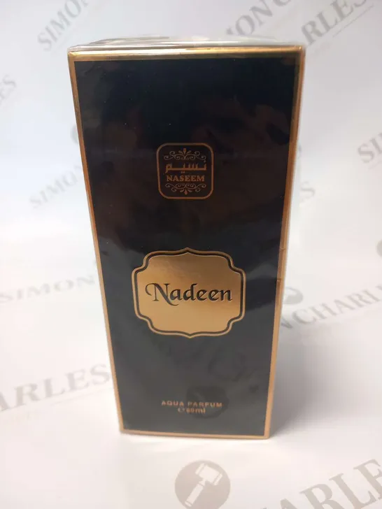 BOXED AND SEALED NADEEN AQUA PARFUM 80ML