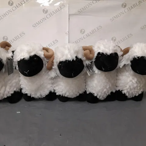 BOXED LOT 5 EMBRACE SHEEP SOFT TOYS