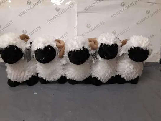 BOXED LOT 5 EMBRACE SHEEP SOFT TOYS