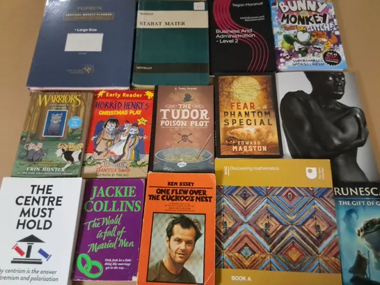 LARGE QUANTITY OF ASSORTED BOOKS TO INCLUDE ABC OF VASCULAR DISEASE, RICHARD OSMAN WE SOLVE MURDERS AND GRAPHIC NOVELS