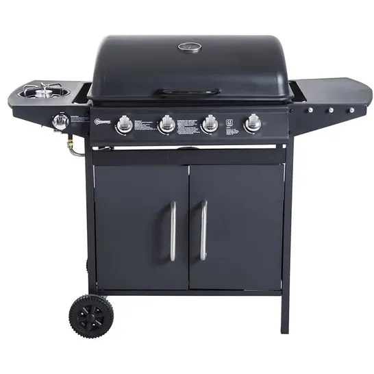 BOXED SOL 27 OUTDOOR 5-BURNER COUNTERTOP LIQUID PROPANE GAS GRILL WITH SIDE BURNER (1 BOX)