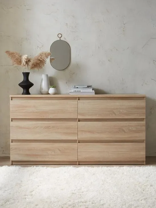 BOXED LISSON 6 DRAWER CHEST (2 BOXES) RRP £179