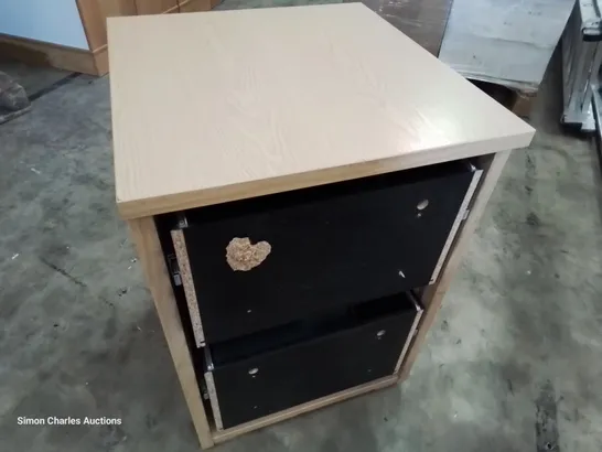 DESIGNER TWO DRAWER FILING CABINET