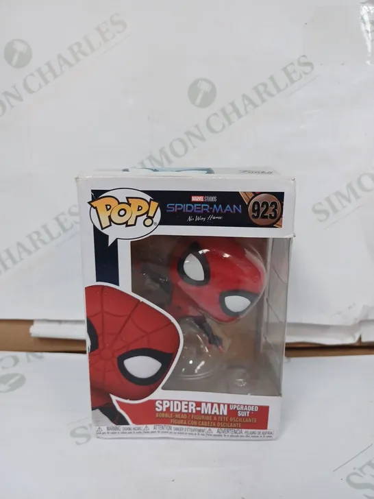 BOXED FUNKO POP SPIDER-MAN UPGRADED SUIT NO.923