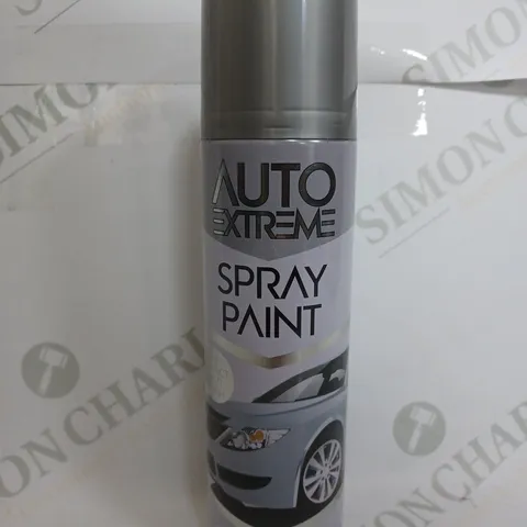 BOX OF 24 AUTO EXTREME SPRAY PAINT SILVER BODY 