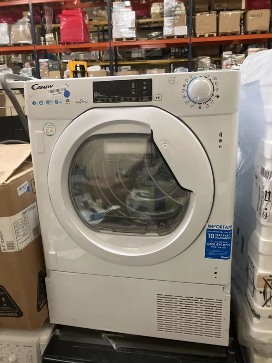 CANDY BCTDH7A1TE-80 INTEGRATED 7KG HEAT PUMP TUMBLE DRYER WHITE - UNPROCESSED RAW RETURN