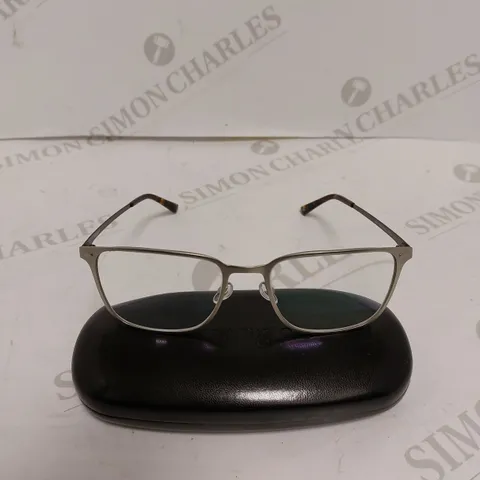 HARRINGTON ASHER SILVER/BROWN EYEGLASSES 