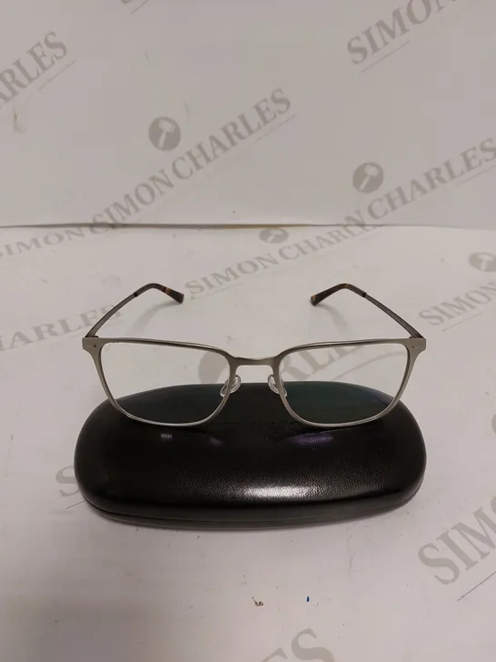 HARRINGTON ASHER SILVER/BROWN EYEGLASSES 