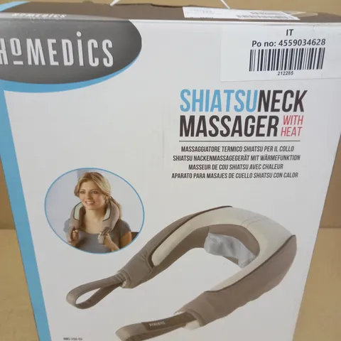 BOXED HOMEDICS SHIATSU NECK MASSAGER WITH HEAT