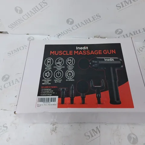 INEDIT MUSCLE MASSAGE GUN BOXED