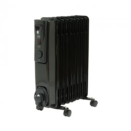 NEO OIL FILLED RADIATOR - BLACK (1 BOX)