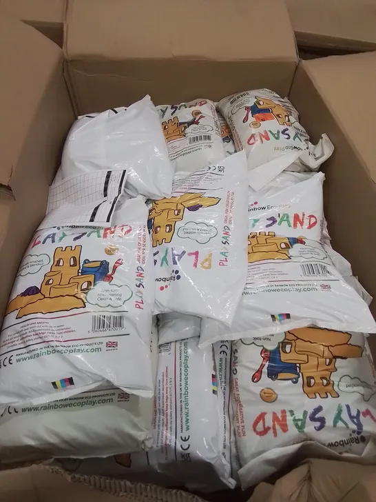 PALLET OF APPROXIMATELY 20 BAGS OF CHILDRENS PLAY SAND 