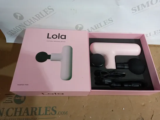 LOLA 4 SPEED HAND HELD MASSAGE GUN