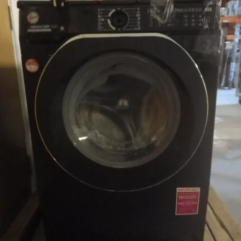 HOOVER H-WASH 500 HD496AMBCB FREESTANDING WASHER DRYER, 9 KG/6 KG LOAD, 1400 RPM, BLACK