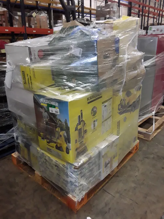 PALLET OF APPROXIMATELY 16 UNPROCESSED RAW RETURN HOUSEHOLD AND ELECTRICAL GOODS TO INCLUDE;