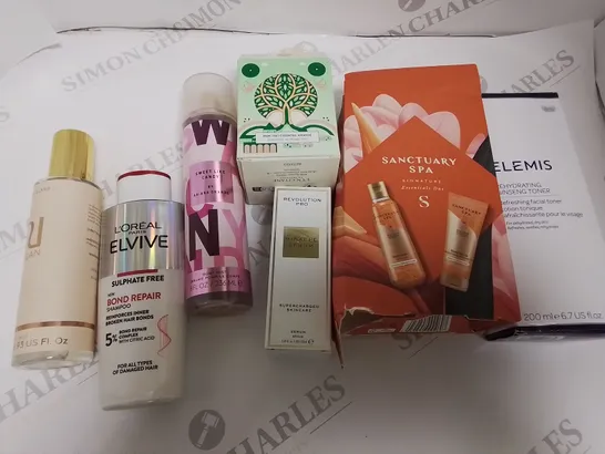 LOT OF 7 ASSORTED BEAUTY ITEMS TO INCLUDE ELEMIS AND LOREAL