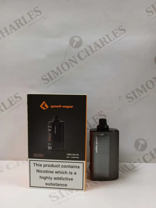 GEEKVAPE OBELISK 60 2200MAH IN GUNMETAL COLOUR