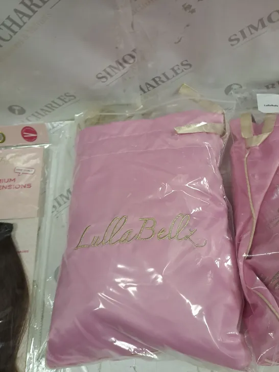 BOX OF LULLA BELLZ ASORTED HAIR EXTENSIONS 