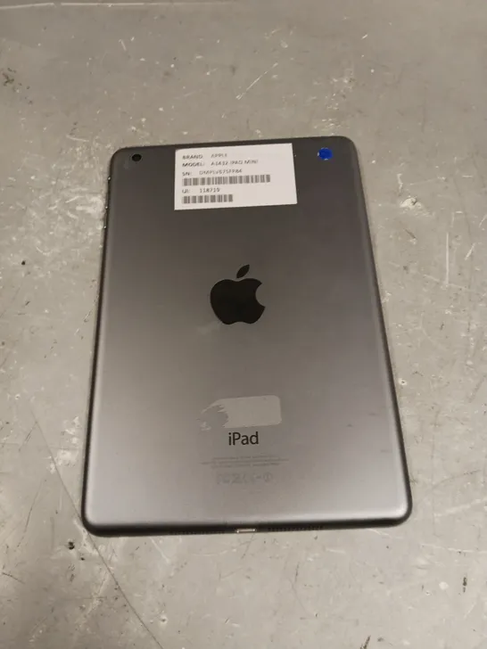 APPLE IPAD MINI GREY - MODEL A1432