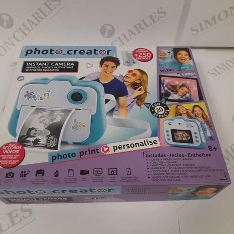 BOXED PHOTO CREATOR INSTANT CAMERA