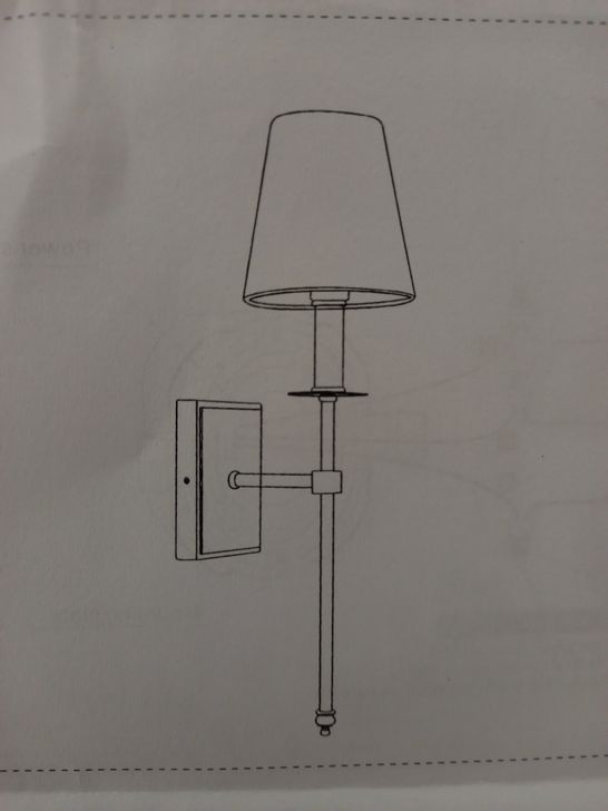 SET OF 2 WALL MOUNTED LAMPS