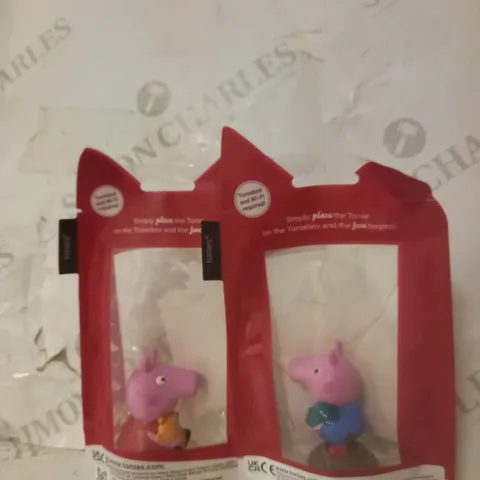 TONNIE PEPPA PIG 2 GEORGE AND PEPPA PIG FIGURES 