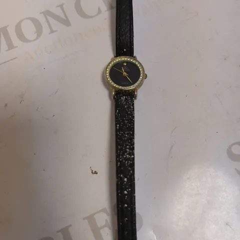 GUCCI QUARTZ BLACK WATCH 