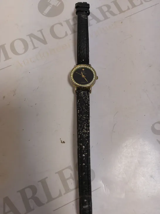 GUCCI QUARTZ BLACK WATCH 