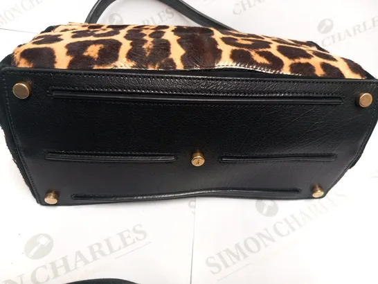 YVES SAINT LAURENT BORSA MUSE TWO BIG LEOPARD HANDBAG