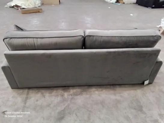 QUALITY DESIGNER VICTORIA 4 SEATER GREY SOFA