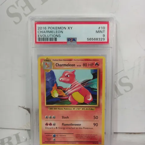 POKÉMON FRAMED AND GRADED TRADING CARD - 2016 CHARMELEON