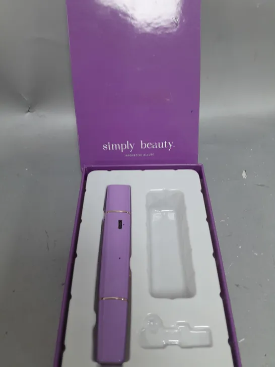 BOXED BEAUTY 2 IN 1 SUPER SMOOTH FACE & BROWS HAIR REMOVER, PURPLE