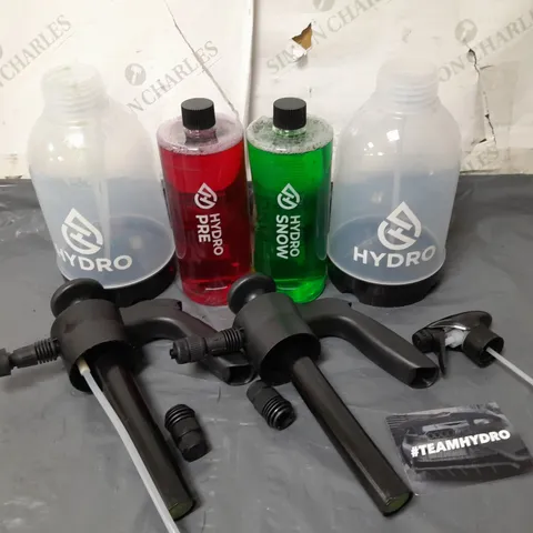 HYDRO VEHICLE CLEANING SOLUTION AND BOTTLE SET