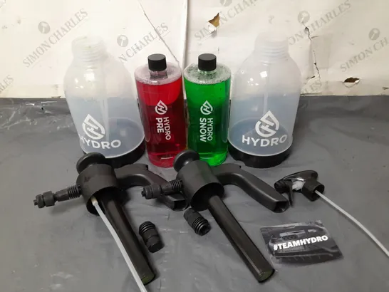 HYDRO VEHICLE CLEANING SOLUTION AND BOTTLE SET