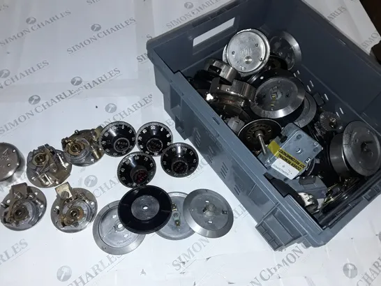 LOT OF ASSORTED SAFE LOCK PARTS