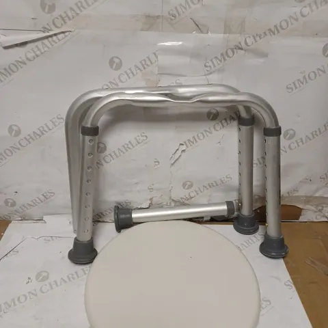 NRS HEALTHCARE L97718 HEIGHT ADJUSTABLE ROUND SHOWER STOOL