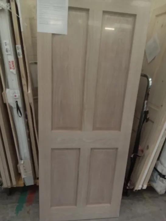 4 PANEL OAK VENEER INTERNAL DOOR 2040×826MM