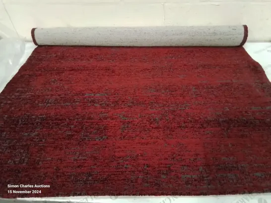 BRAND NEW MERINOS 120 X 170CM MARAKESH RED RUG