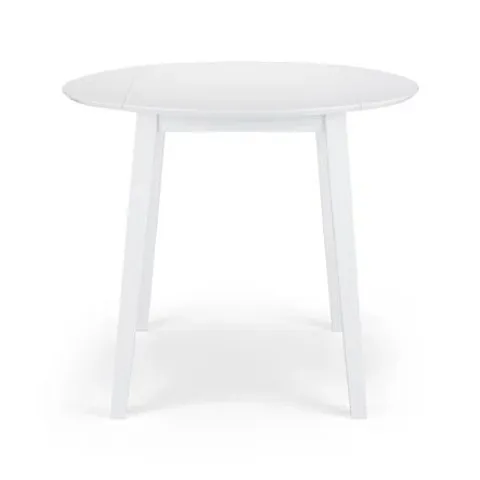 BOXED EXETER EXTENDABLE DINING TABLE WHITE 