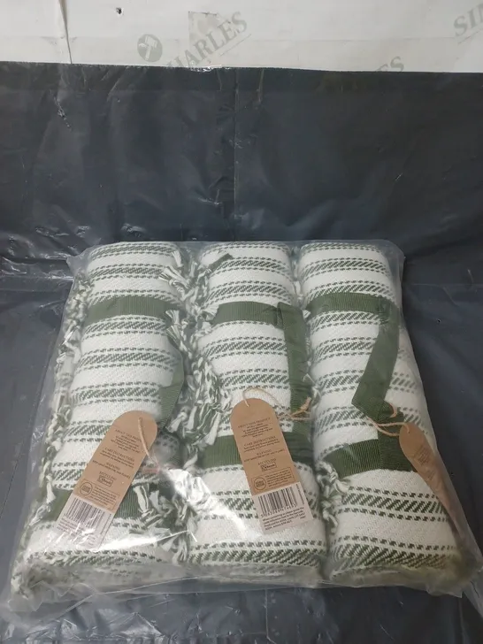 LOT OF 3 STACEY PREMIUM PICNIC BLANKETS