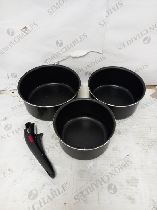 TEFAL L2009342 INGENIO ESSENTIAL NON-STICK SAUCEPAN SET