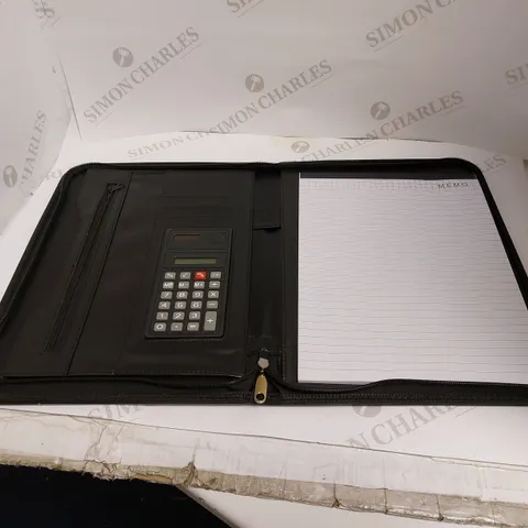 BRAND NEW EXECUTIVE A4 PORTFOLIO LEATHER DOCUMENT ORGANISER