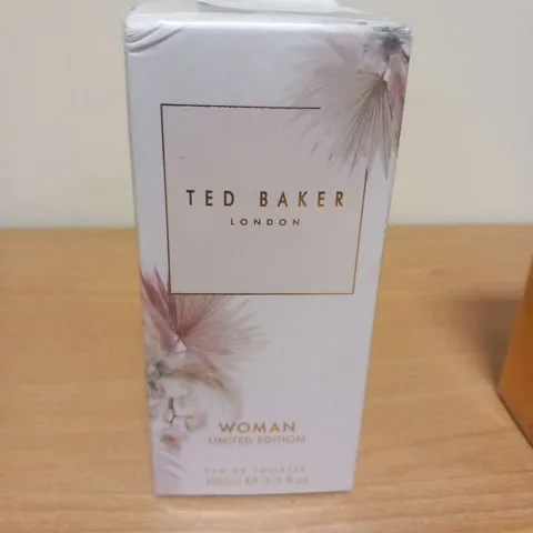 BOXED TED BAKER LONDON WOMAN LIMITED EDITION EAU DE TOILETTE 100ML