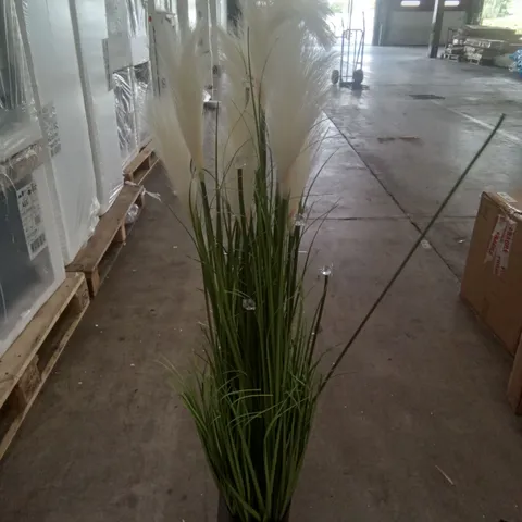 BOXED LED PAMPASS GRASS ARTIFICIAL PLANT - IVORY 