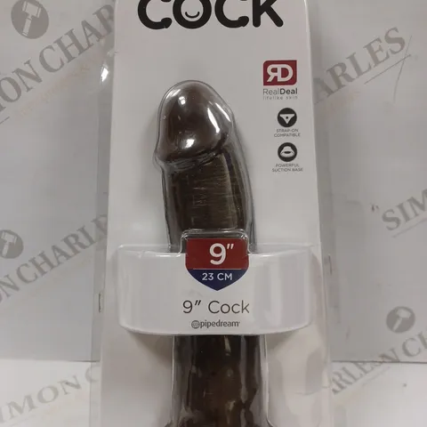 BOXED KING COCK 9" DILDO