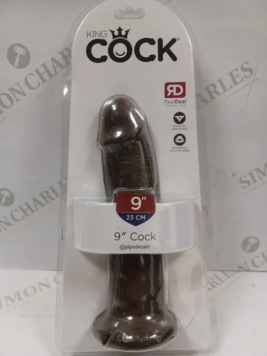 BOXED KING COCK 9" DILDO