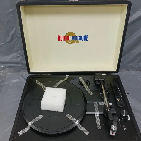 RETRO MUSIQUE SUITCASE STYLE BLUETIITH TURNTABLE